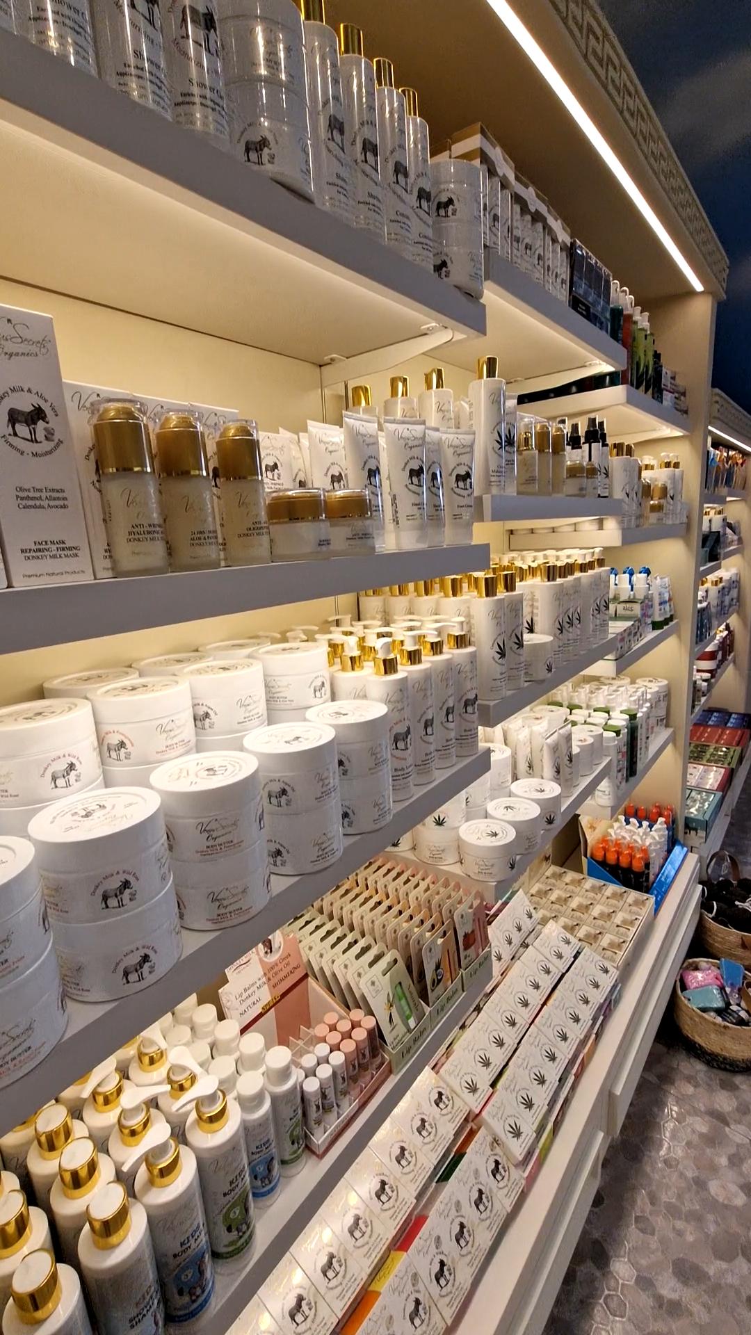 Beauty products made from natural Greek ingredients