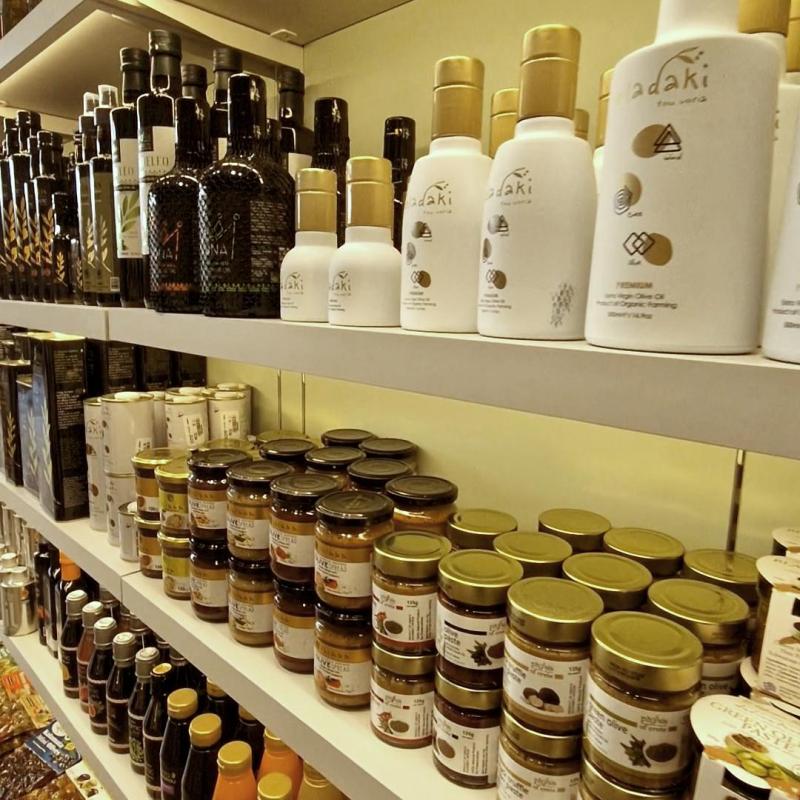 Greek Olive Oil And Olives