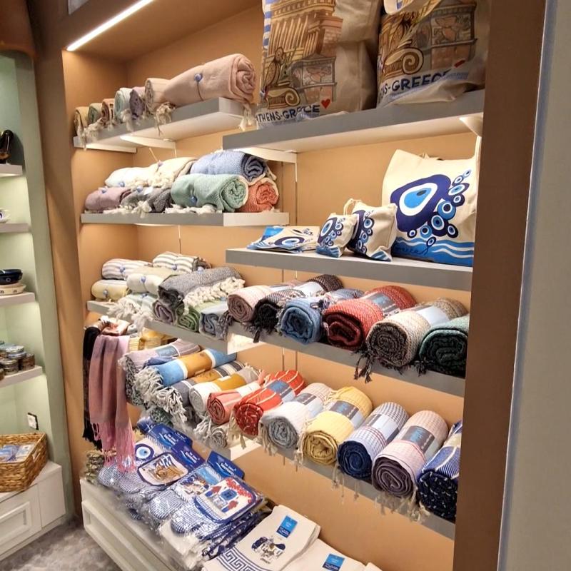 Handmade Woven Items With Greek Symbols